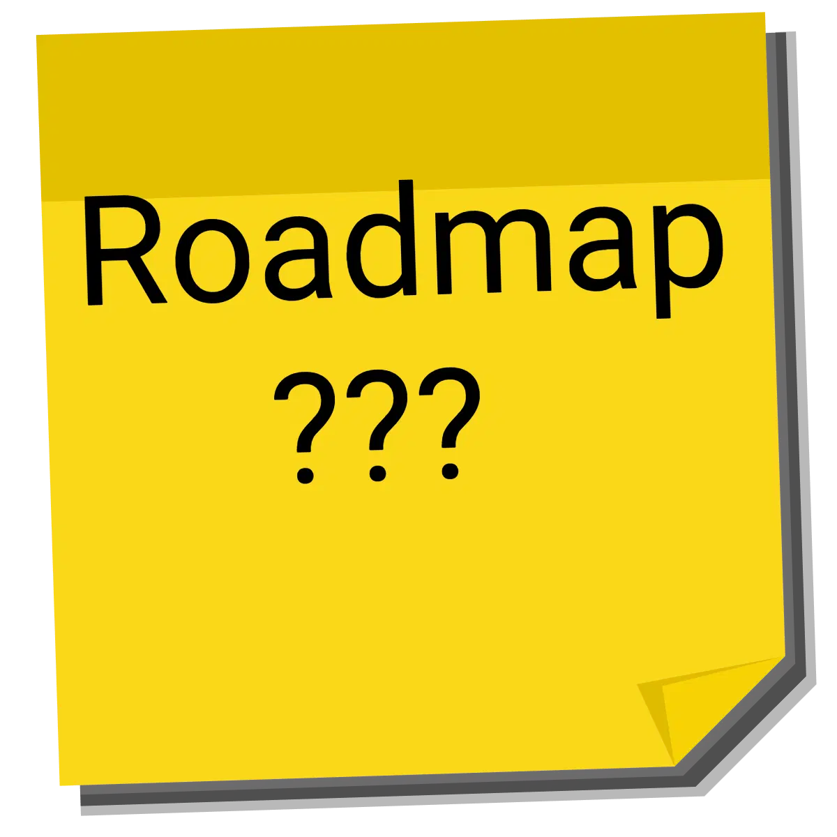 Post-it note with 'How Many Developers?' written on it, representing a question about resource allocation for development teams.